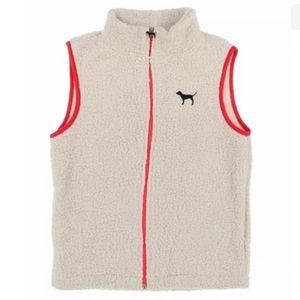 PINK➕VICTORIAS SECRET Limited Edition Soft  Sherpa Vest